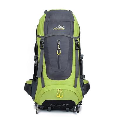 655 L Wanderrucksack Tagesrucksack Rucksack tragbar Multifunktional Langlebig Atmungsaktiv Rutschfest Außen Jagd Wandern Camping Reise Polyester Elasthan Nylon Schwarz Rot Dunkelmarine