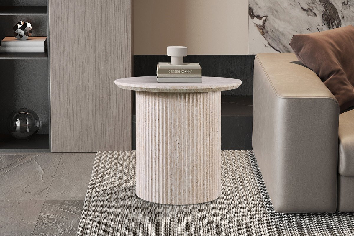 Salontafel Lagos Travertin Ø50 x 46 cm