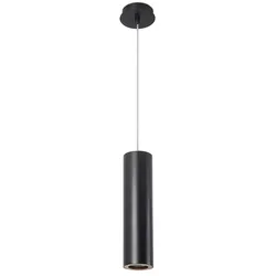 LEDS C4 Pendelleuchte PIPE, 30cm, GU10, zylindrisch, GU10, exkl. Dekoring, Schwarz LEDS-00-5456-05-23