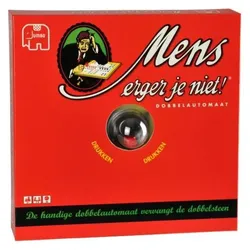 Jumbo Mens Erger Je Niet Dice Machine Rennen-Brettspiel Kinder & Erwachsene (Französisch, 2 - 4 Spieler)