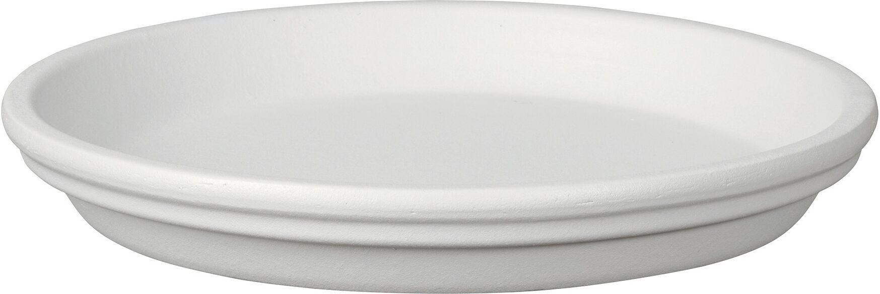 DEROMA Bigband Untersetzer Ø 23 cm Terrakotta weiß