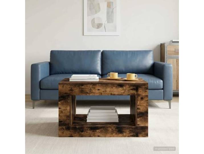 Couchtisch aus Teakholz, Kompakter Beistelltisch für Wohnzimmer und Büro Robuste Konstruktion, einfache Montage, vielseitig nutzbar, kompakte Größe, elegantes Design