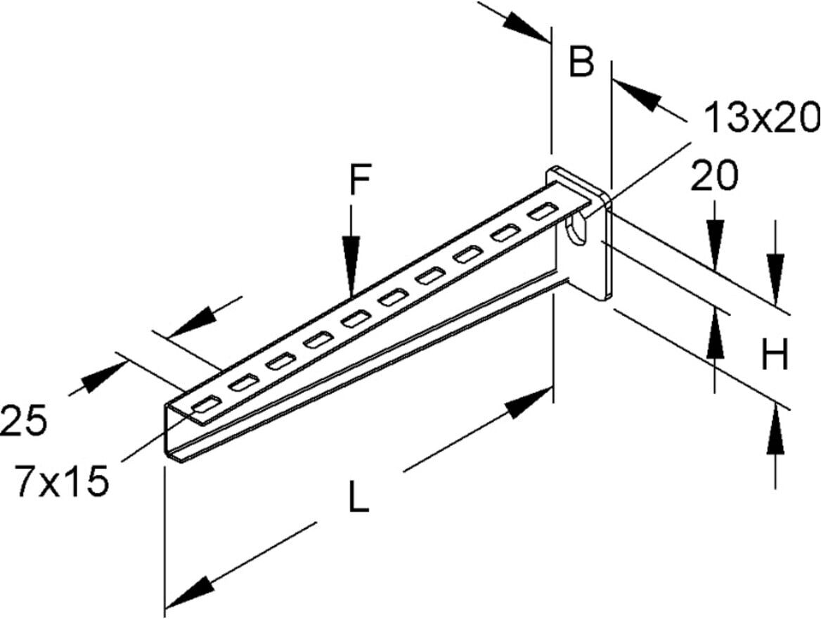 Niedax Wandausleger KTA 100 E3)