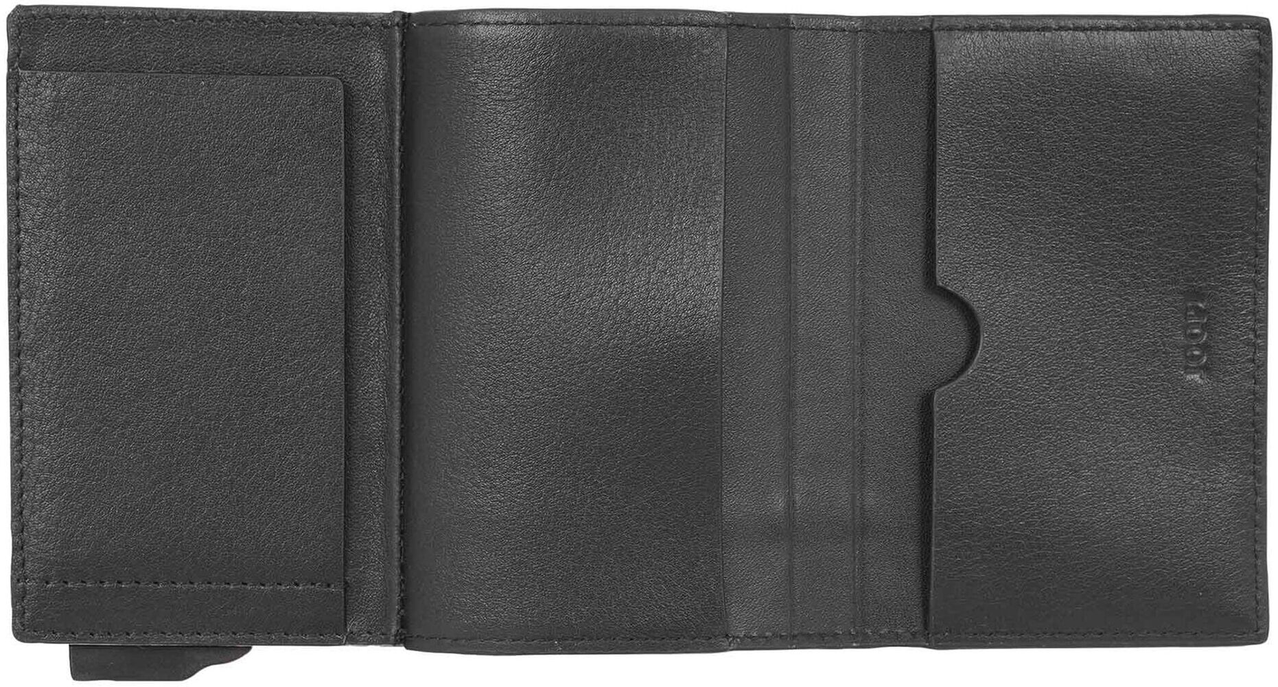 Joop! Geldbörse JOOP "Geldbörse Manciano C-One E-Cage sv8", Herren, schwarz, Obermaterial: 100% Rindsleder Leather cow., Kleinlederwaren Geldbörse