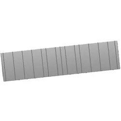 ABN ABNPY66224N10 Verriegelbarer Abdeckstreifen 216mm VPE 10 Stk. RAL9002, System PrismaXS