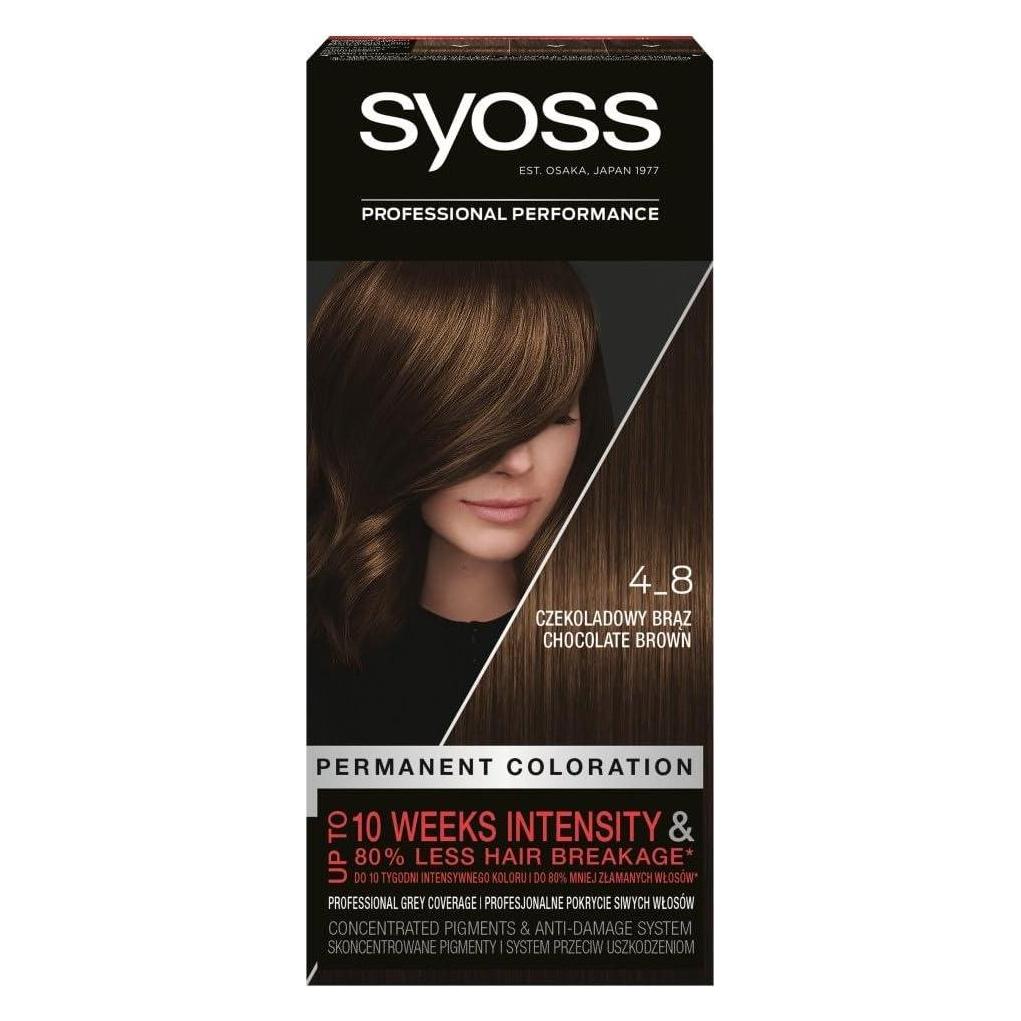 Syoss Professional Performance - Hair Color 4-8 Chocolate Brown (Schokoladebraun) (9000100633314)