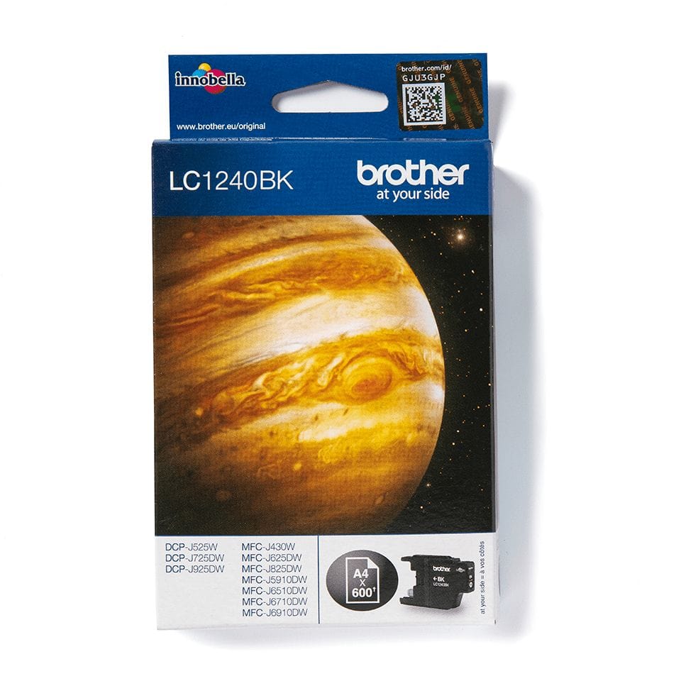 Brother originale Druckerpatronen Schwarz 600 Seiten LC-1240BK LC1240BK