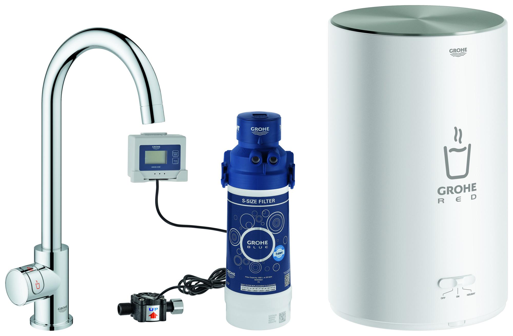 GROHE Red Mono, Standard, Chrom, Digital, Einzelbild, Typ C, 150°