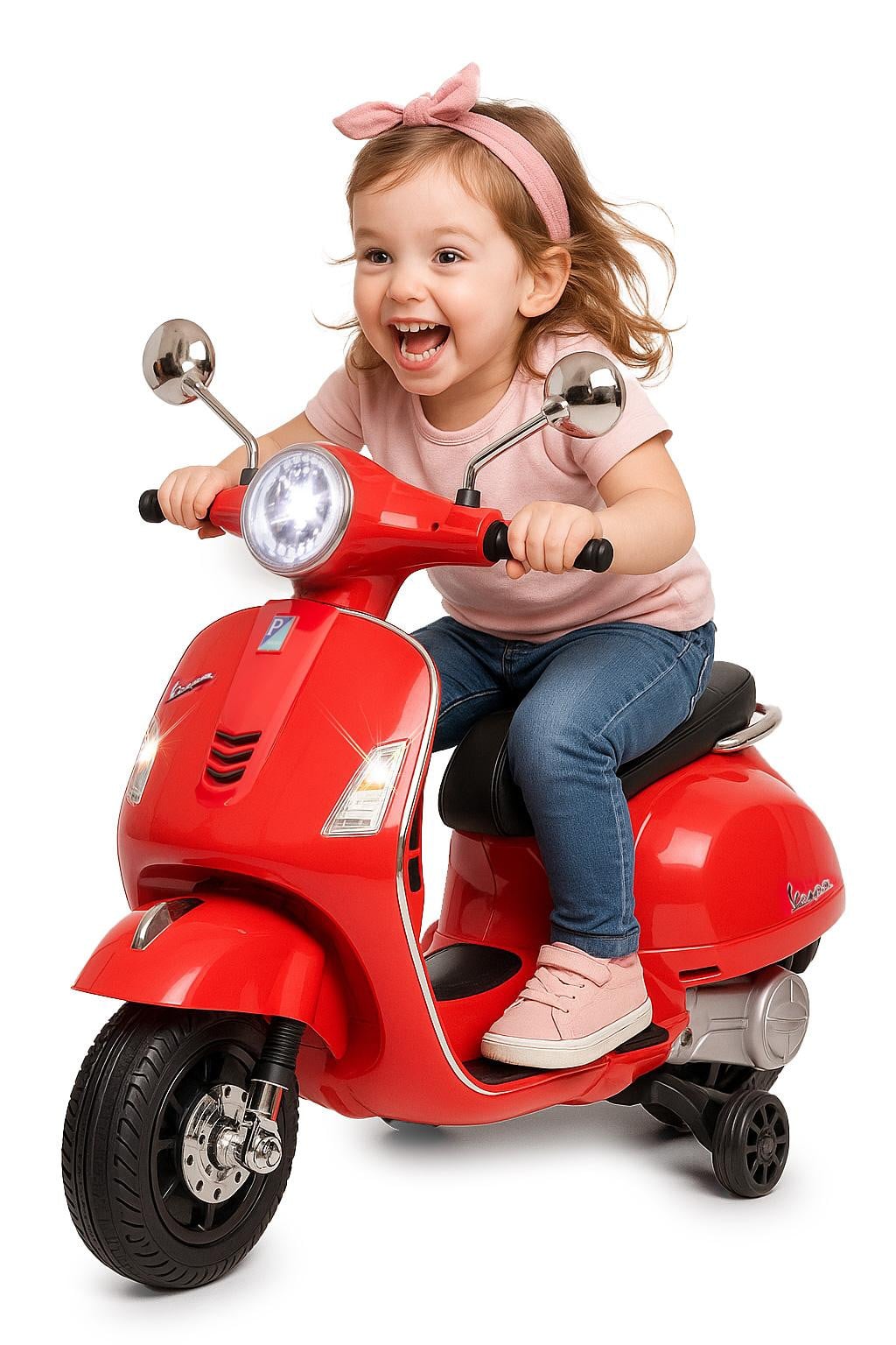 Jamara Elektrische Vespa GTS 125 Rood Li-Power 12.6