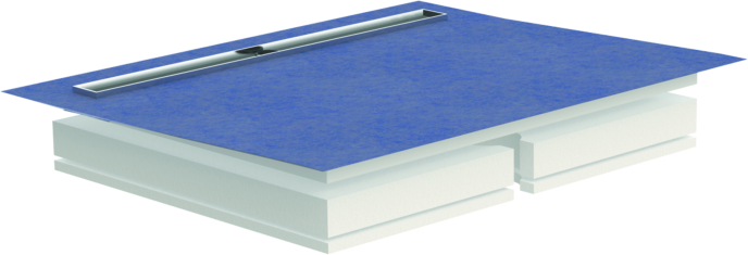 Schedel Multistar-line tece Duschelement LINE2T12080 120 x 80 cm, 2-tlg., einseitiges Gefälle