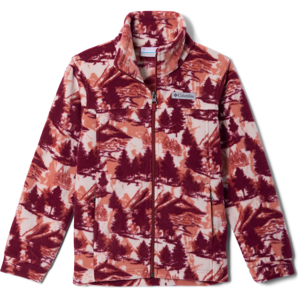 Columbia Boys' Zing III Fleece Jacket red oxide frost day (632) XXS 161826-1618261-632-XXS