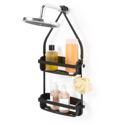 Umbra Flex Hangend Doucherek met 2 Planken, Zwart