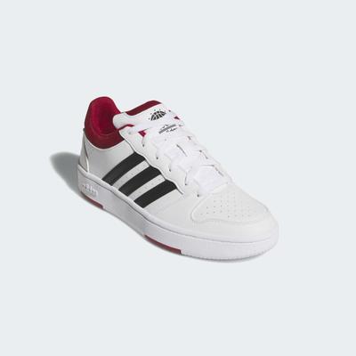 Sneaker ADIDAS SPORTSWEAR "HOOPS CLASSIC", Herren, Gr. 44, rot (cloud weiß, team victory rot, core schwarz), Synthetik, Schuhe Sneaker