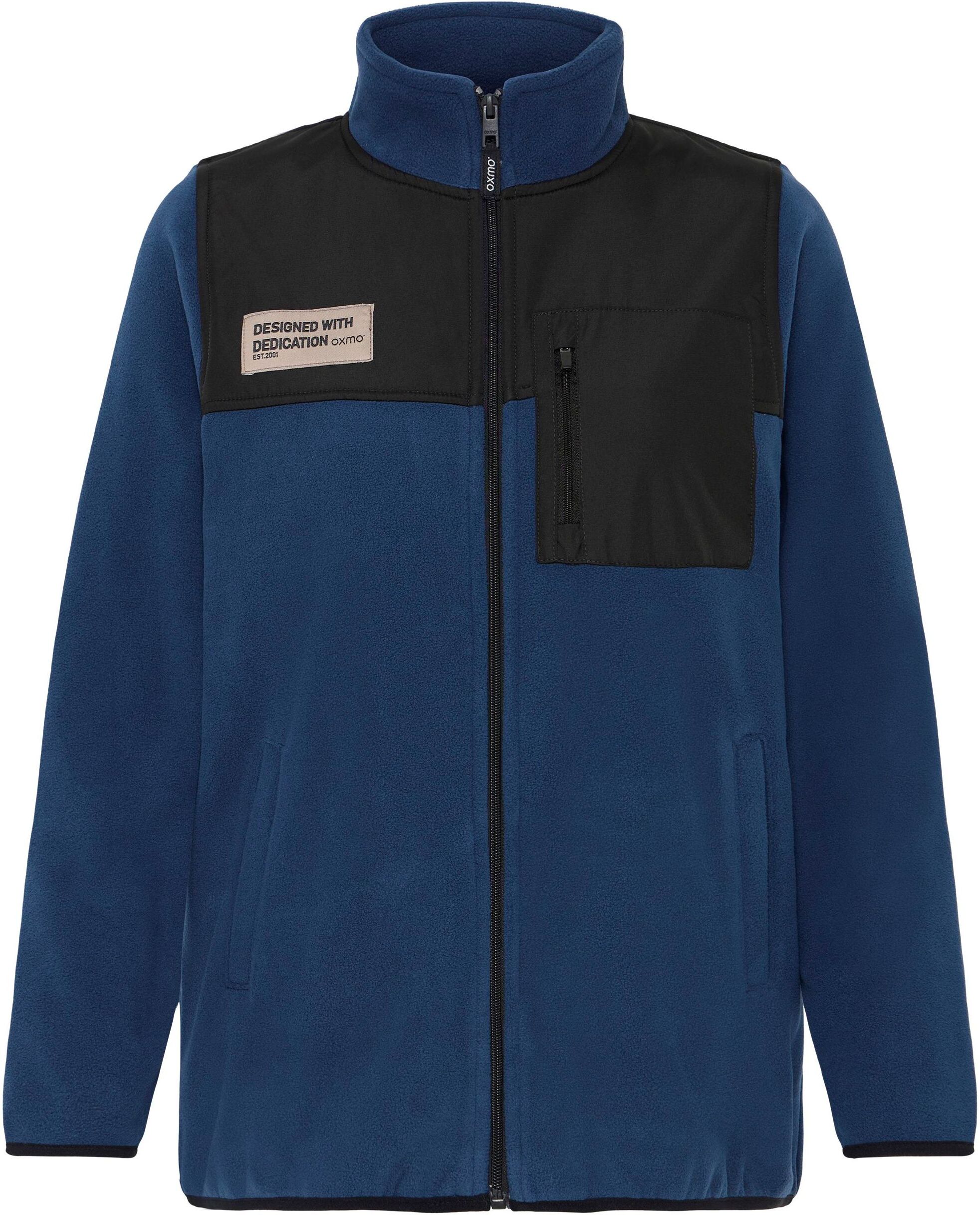 Trainingsjacke OXMO "Trainingsjacke OXNete", Damen, Gr. XXL, blau (marineblaus), Obermaterial: 100% Polyester PES., Jacken Trainingsjacke