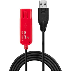Lindy Aktivverlängerung PRO (12 m, USB 2.0), USB Kabel