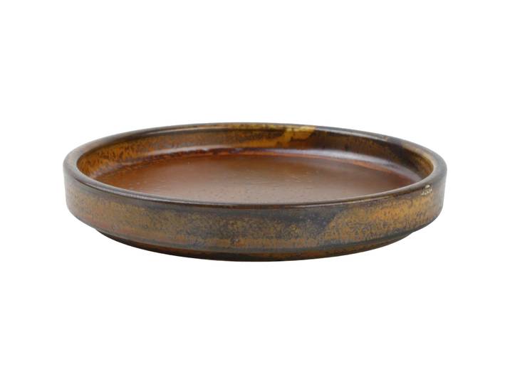 Fine2Dine Teller-Set Escura braun Porzellan D 13.5 cm 12 Stk