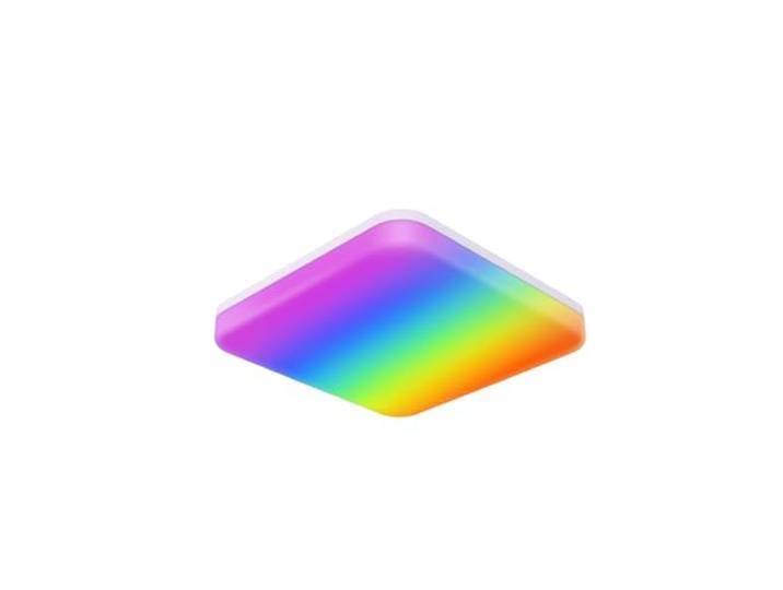 Hama Smarte Deckenleuchte LED (Matter Smart Home Standard, Deckenleuchte dimmbar, RGBW, 16 Mio. Farben, mit App-/Sprachsteuerung, Spritzwasserschutz IP54 für Badezimmer, Küche, Wohnzimmer etc.)