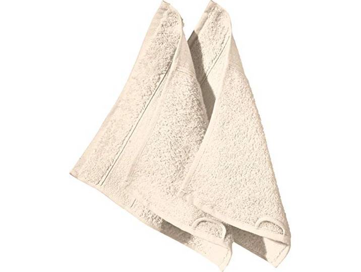 Erwin Müller Seiftuch Karlsruhe 2er- Pack 100% Baumwolle Natur Größe 30x30 cm - extrem saugstark, leicht, flauschig weich, hautschmeichelnd (weitere Farben)