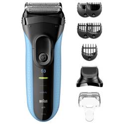 Braun Braun Rasierer Series 3 3010BT Black/Blu Rasierer abwaschbar Blau, Schwarz 735483