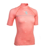 Scubapro - UPF 50 T-Flex Rashguard - Kurzarm - Damen - Farbe: Coral - Größe: S #
