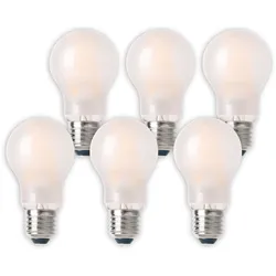 Näve 6er-Set LED Leuchtmittel "BOBS" E27/ 8W H: 10,8cm warmweiß