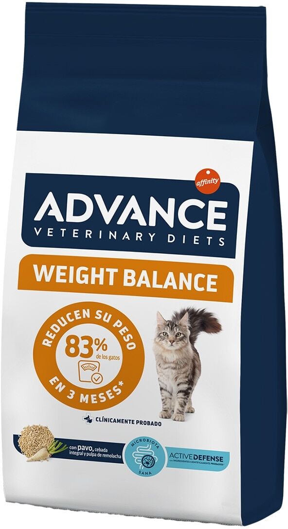 Advance Veterinary Diets Pienso para gatos adultos Advance Weight Balance Dietas Veterinarias.  (1,5 Kg)