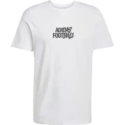 ADIDAS Herren Shirt Fußball Tango Geschichte Grafik, Größe XL in Weiß Weiß