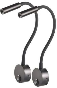 Uplift Picks 2 Piece Modern Wall Sconce Set Bedroom Bedside Lights new Black nature White (4000k)