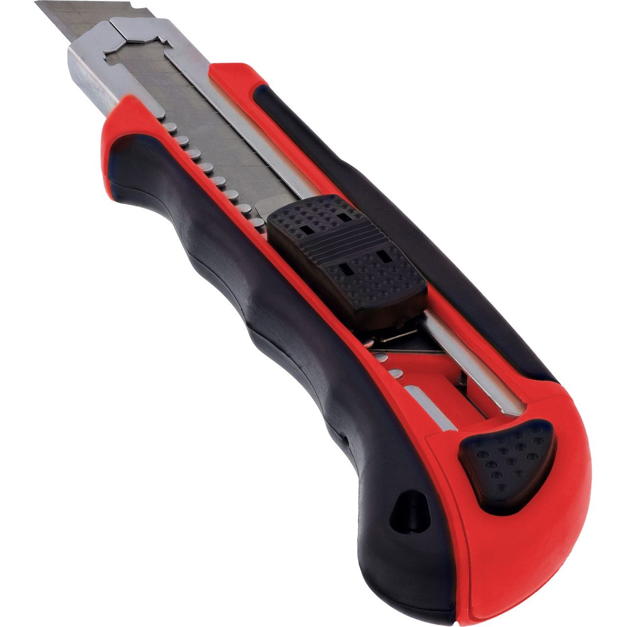 InLine Allzweck Cutter Messer, 18mm Klinge, mit 3 Klingen, rot
