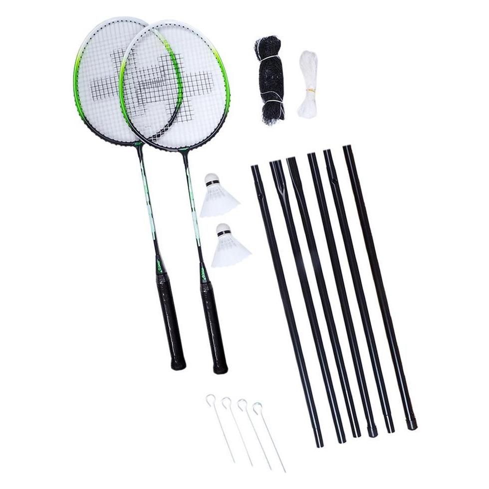 Mico Badmintonset Elite, grün (Z0717)