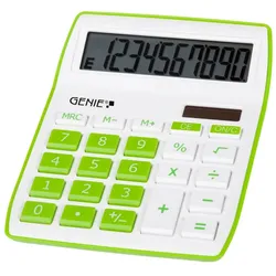 Genie 840 G Taschenrechner Desktop Display-Rechner Grün, Weiß