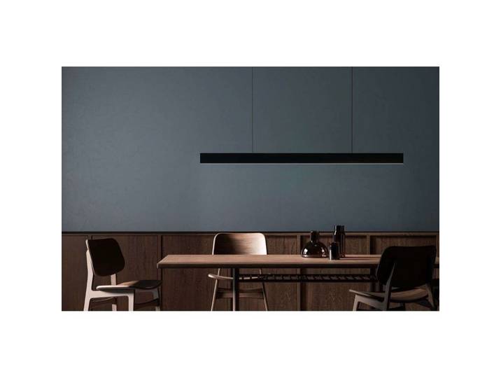 Supreme 150 LED Suspension Down Noir - Antidark - Salon / séjour - Aluminium