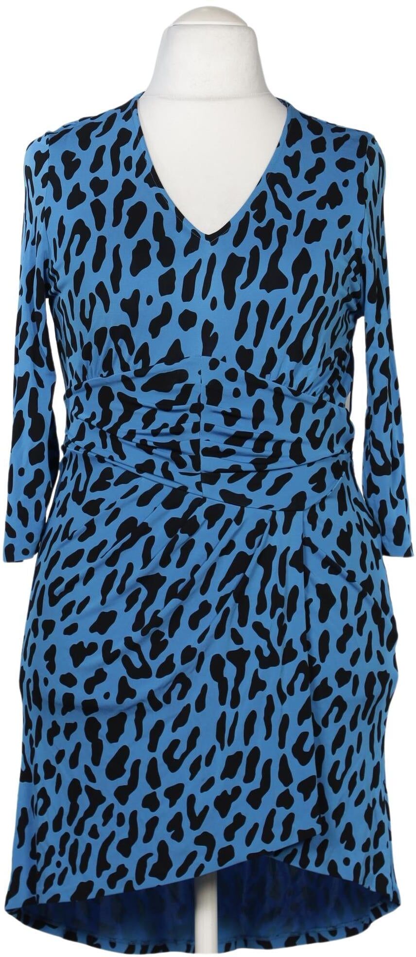 Diane VON Furstenberg Damen Kleid, Mehrfarbig, Gr. L, Viskose - Second Hand