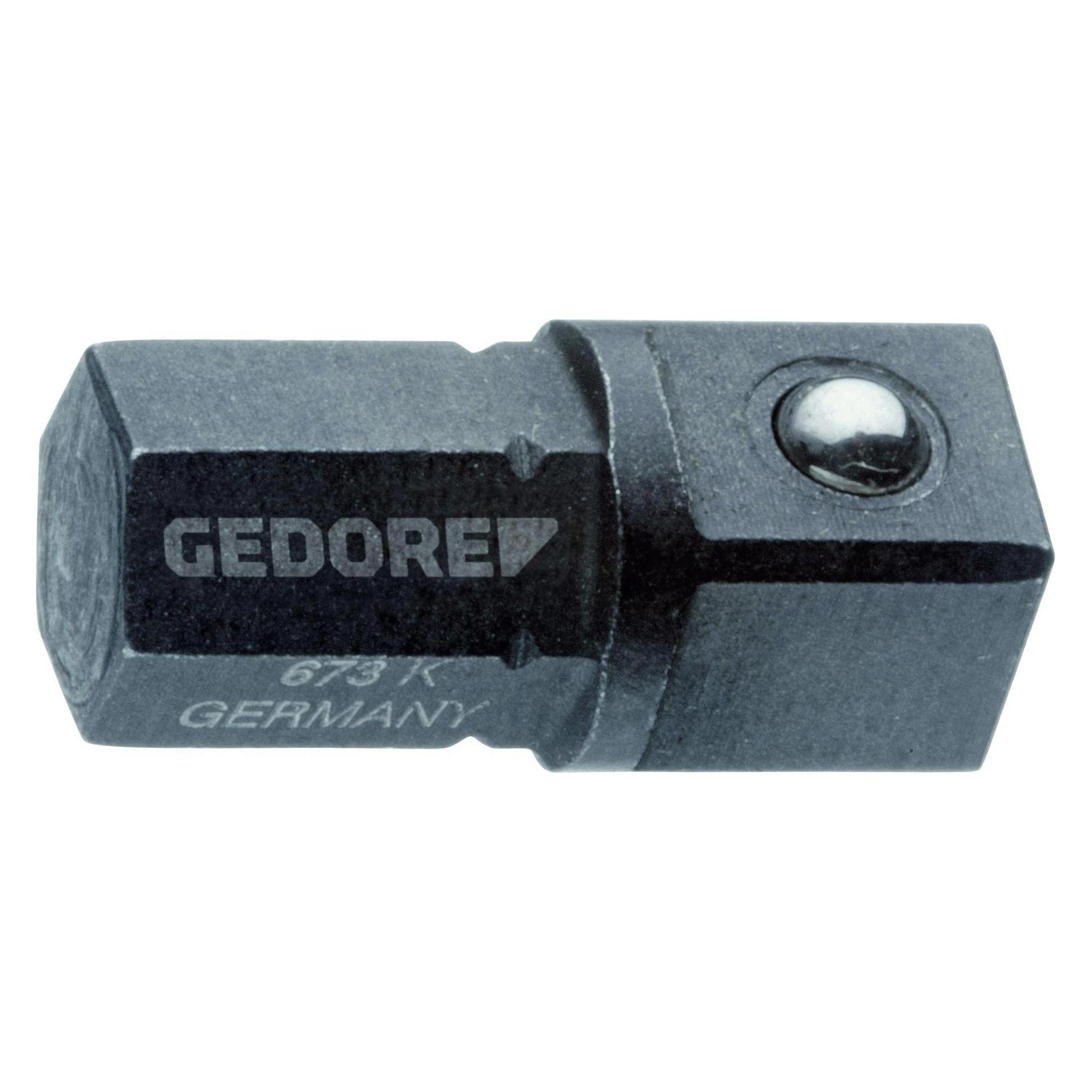 Gedore 673 K Einsatz-Halter kurz 1/4" 6-kant - 1/4" 4-kant (2000245)