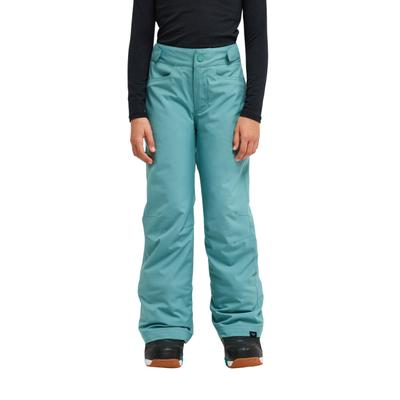 Snowboardhose ROXY "Backyard 10K", Kinder, Gr. 10, Normalgrößen, grün (arctic), Obermaterial: 100% Polyester., Hosen
