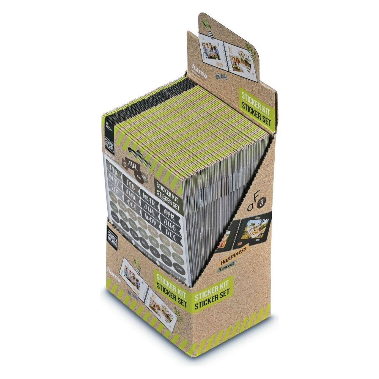 Hama Sticker-Set II, Display mit verschiedenen Designs, sortiert (00007744)