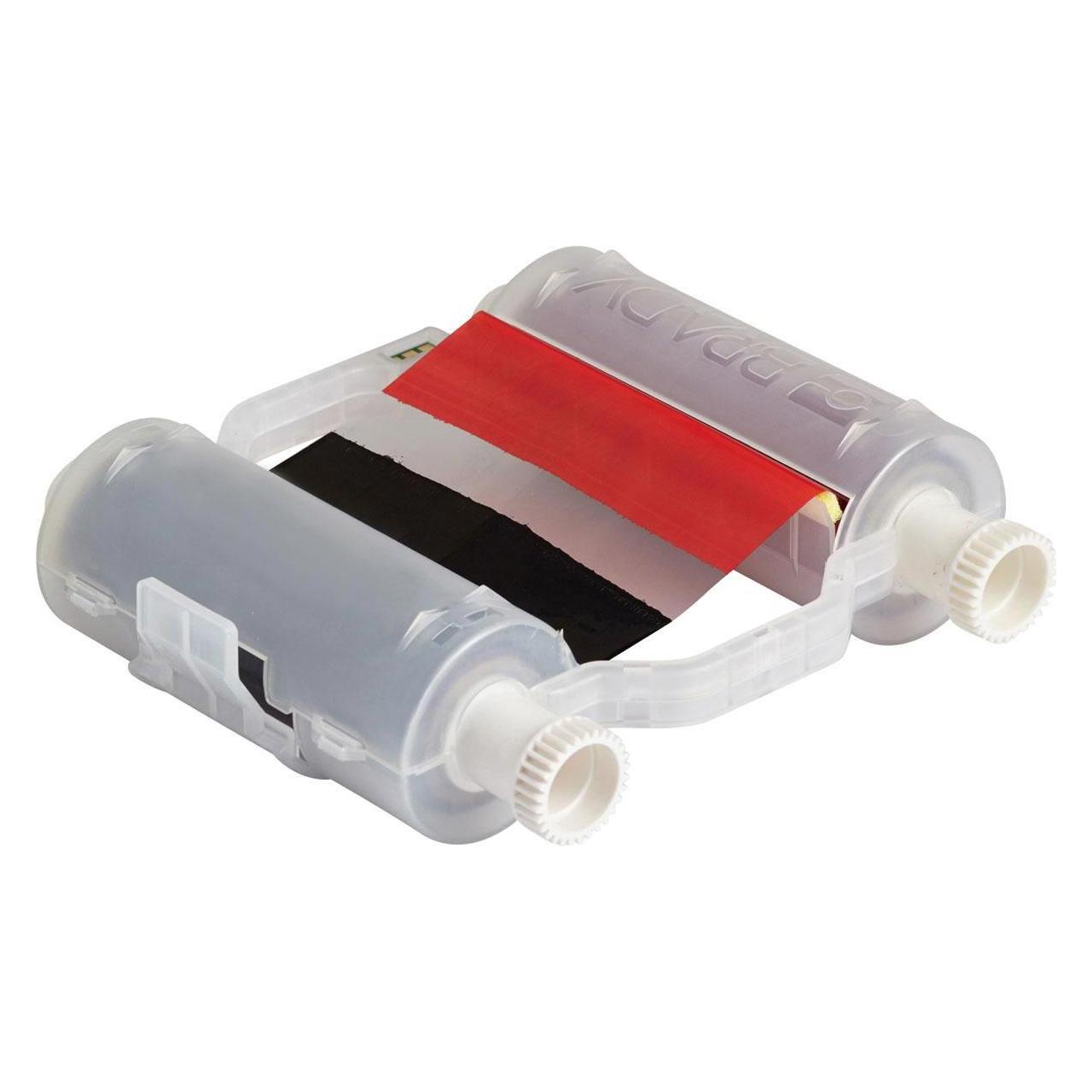 Brady B30-R10000-KR-16, Farbband, Schwarz und Rot, 110mm x 60,9m, 400mm Farbfeldlnge, fr BBP35/3 (110 mm) (B30-R10000-KR-16)