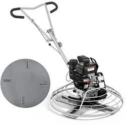 VEVOR Flügelglätter Betonglätter mit Ø950mm Glättteller & Ø887mm Klingen, 7PS 4-Takt-Benzinmotor von Kohler, 0-18° Verstellbare Blattwinkel, 60-125U/min Messerdrehzahl, Glättmaschine für Bodenebnung