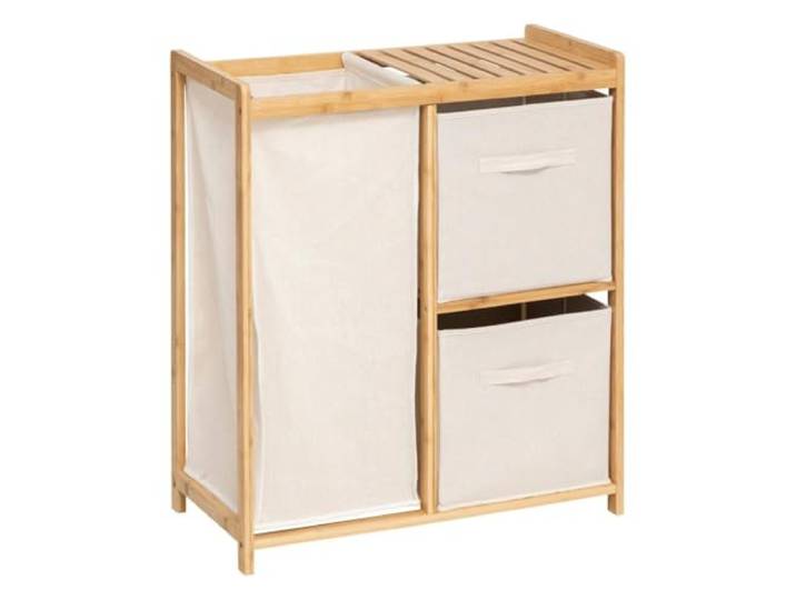 5five - regal tidy box mit körben aus braunem bambus 66x33,3cm