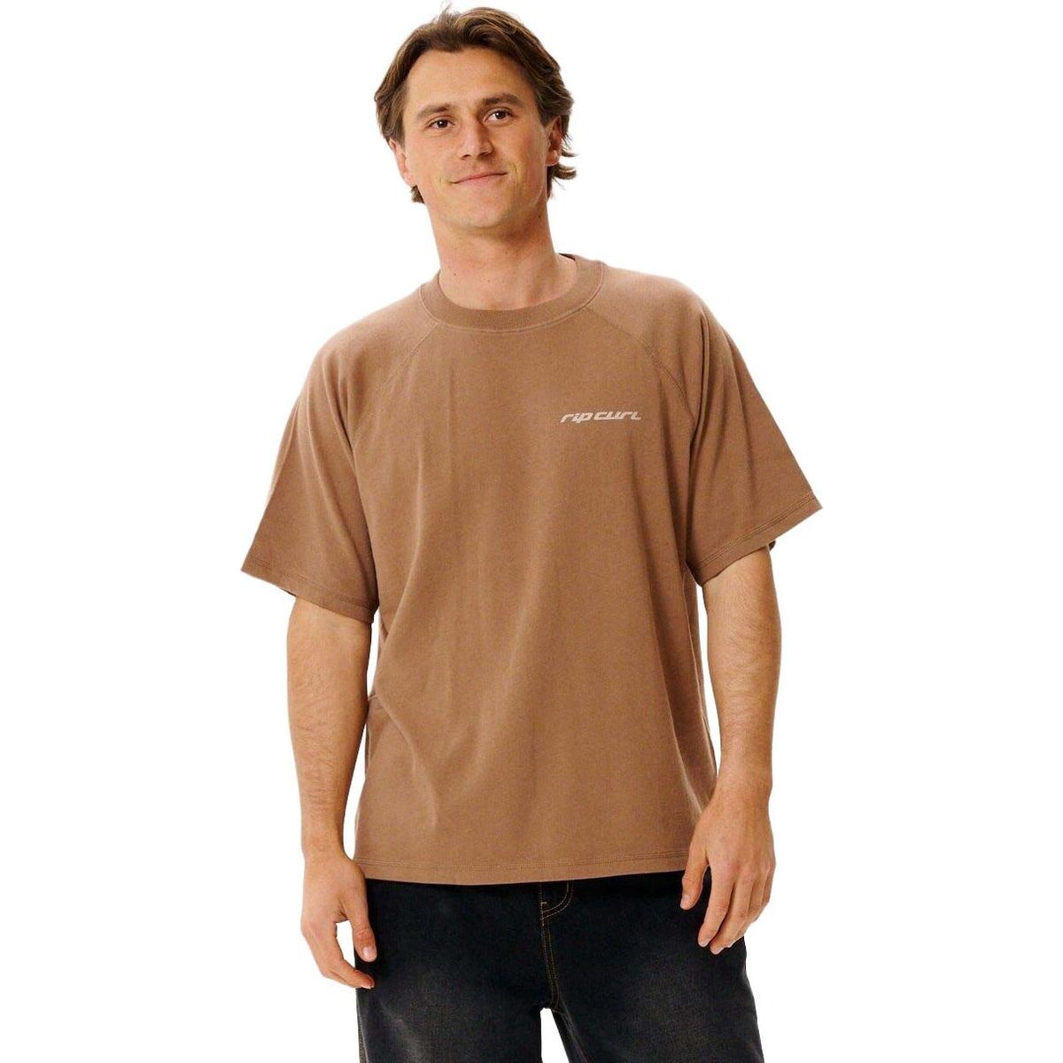 RipCurl Inner Visions Flogged Tee mocha (3118) M 0XBMTE-3118-M