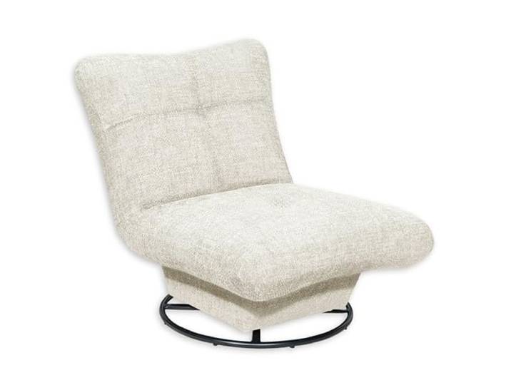 Stella Trading Maranello Sessel Wohnzimmer, Ivory - Bequemer Fernsehsessel Relaxsessel drehbar - 96 x 75 x 93 cm (B/H/T)