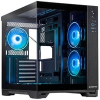 Visio GM-30B-TG-OP, Tower-Gehäuse schwarz, Tempered Glass x 2