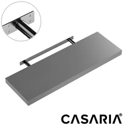 Casaria Casaria Wandregal Schweberegal 70cm grau + Halterung