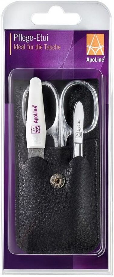 Apoline Manicure Etui 3teilig schwarz 1stk
