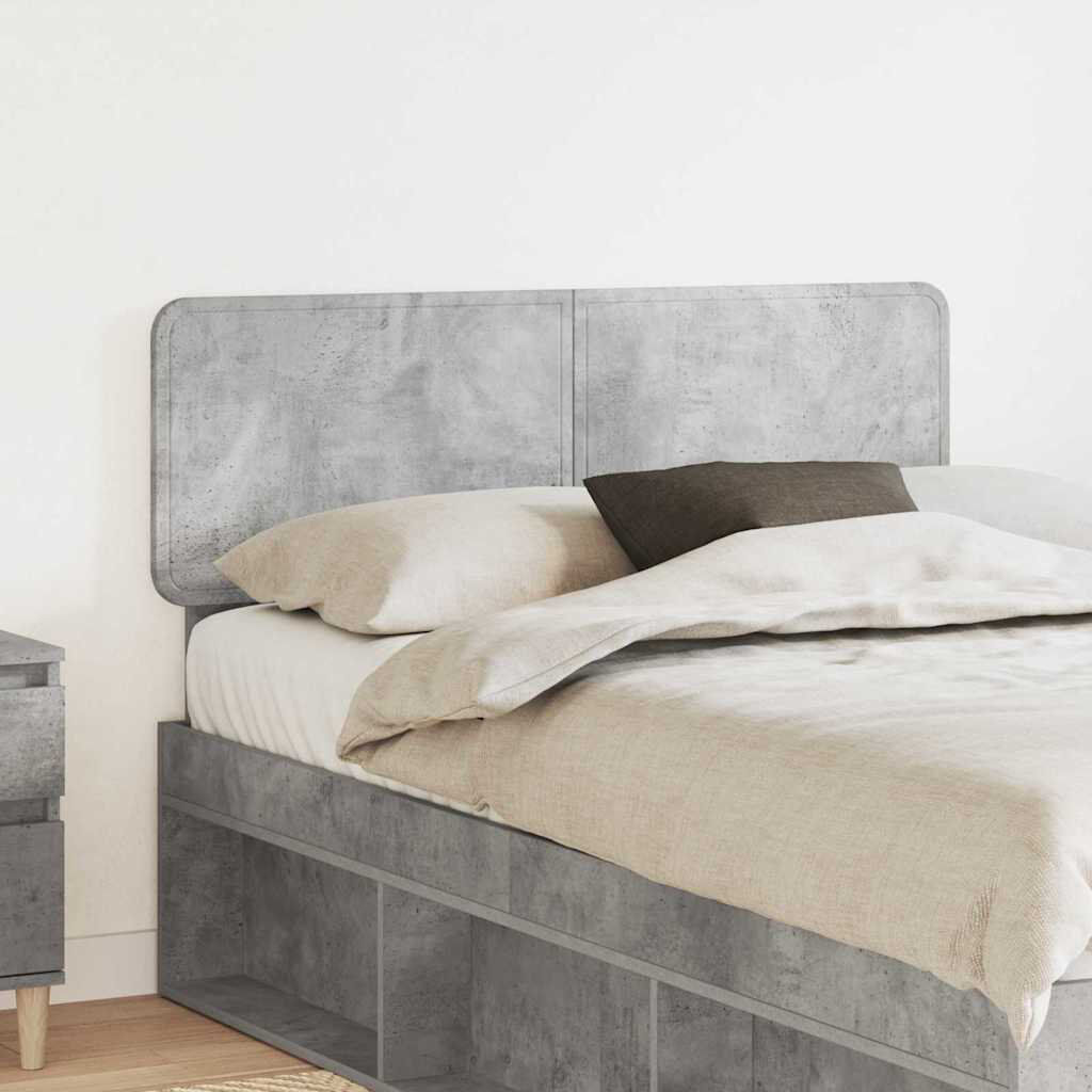 17 Stories Headboard Concrete Grey Full/Double