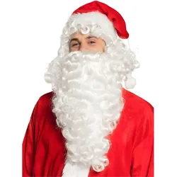 Widmann Weihnachtsmann Bart Mit Perücke: (ohne Mütze)