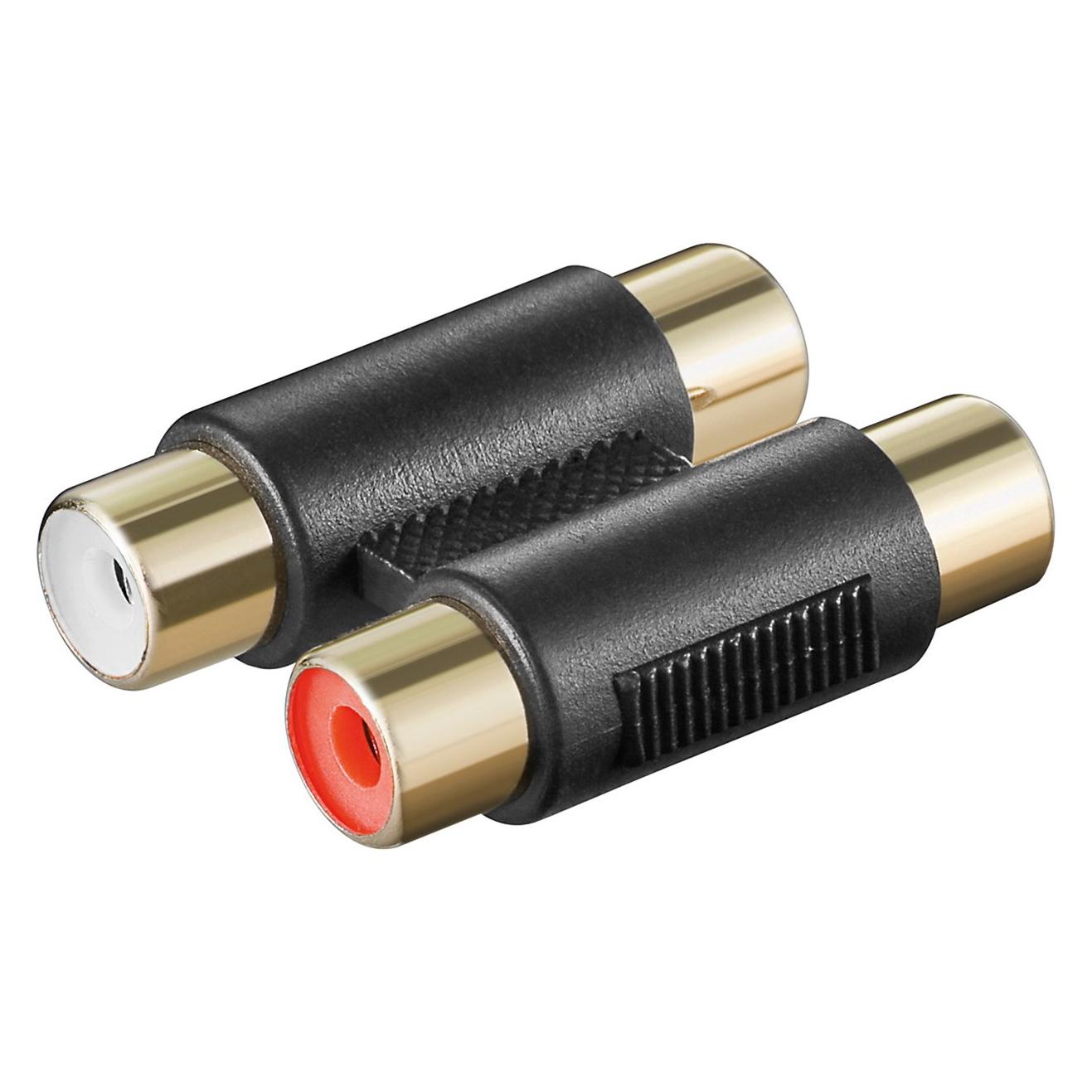 Goobay Cinch Zweifach-Adapter (Extender, Klinkenadapter) (12419)