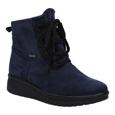 Stiefelette JOSEF SEIBEL "Calais 08, dunkelblau", Damen, Gr. 37, blau (dunkelblau), Schuhe Stiefelette