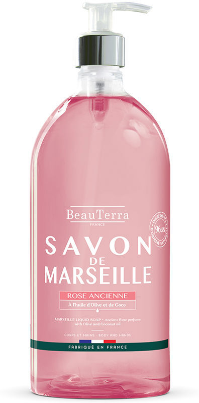 Beauterra Savon Marseille rose antique 1000 ml