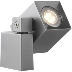 Garden Lights Wandleuchte Gartenleuchte Nano 2 Watt Grau